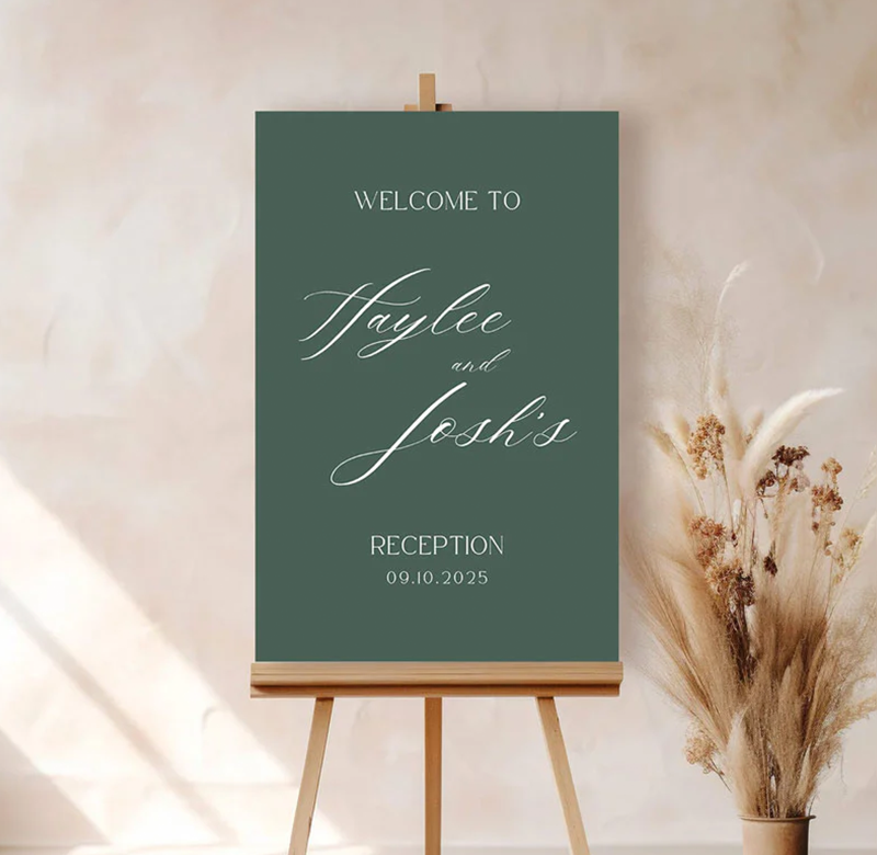 Foam board sign